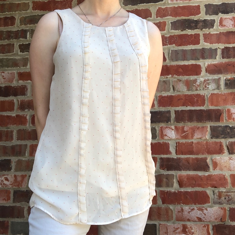 Ann Taylor Loft Ruffled Top